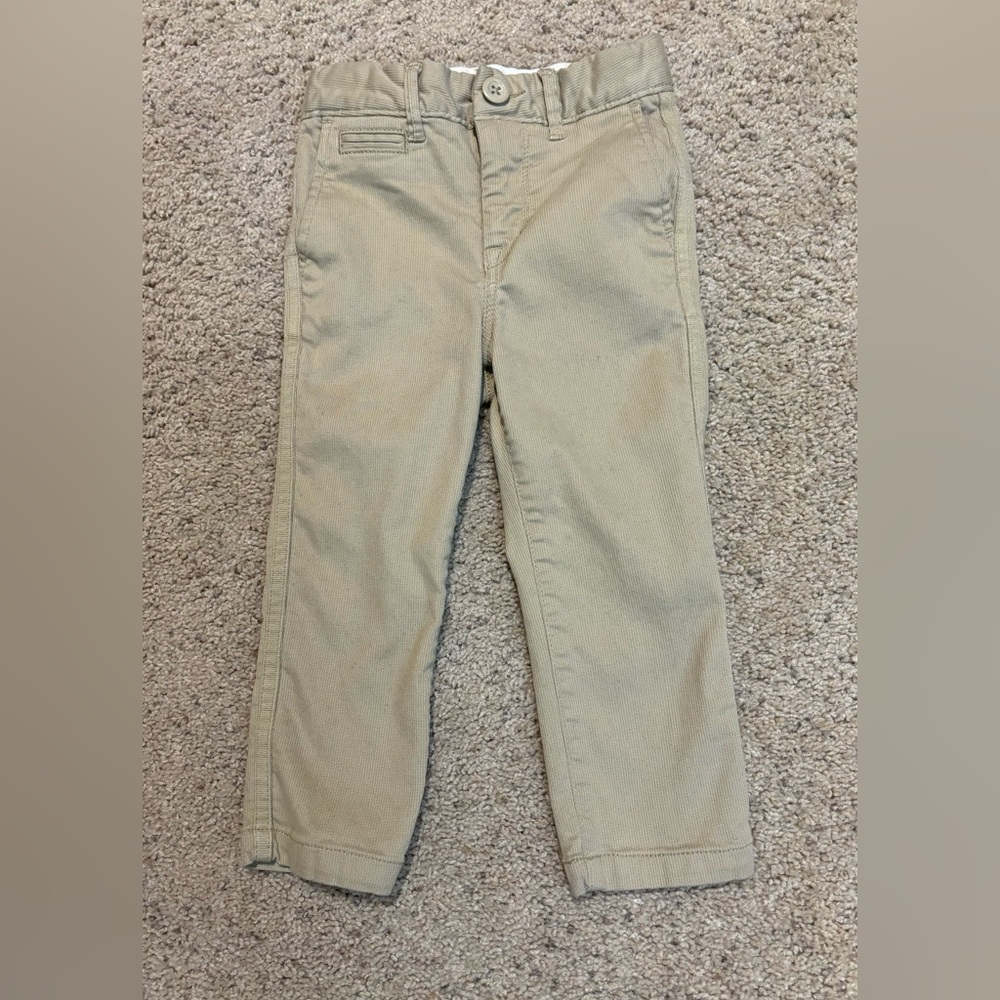 Gap Sarah Jessica Parker Tan Zipper Front Pants. Size 2T.